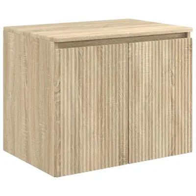 vidaXL Omejen kabineta za kopalnico Sonoma hrast 62,5 x 44,5 x 50 cm