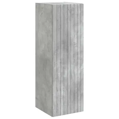 vidaXL Omejen kabineta za kopalnico Betonsko siva 33 x 34,5 x 60 cm