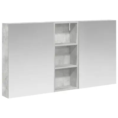 vidaXL Komplet omaric za kopalnico s polico 3 pcs 130 x 14,5 x 70 cm
