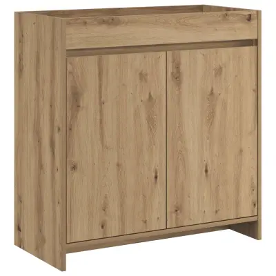 vidaXL Kopalniški kabinet pod umivalnikom Artisan hrast