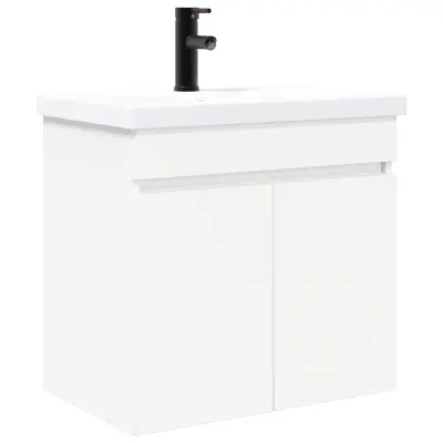 vidaXL Kopalniška omarica s tapo Bela 61 x 40 x 74,5 cm