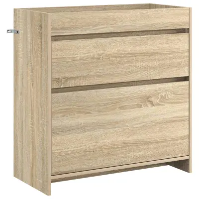 vidaXL Kopalniški kabinet pod umivalnikom Sonoma hrast