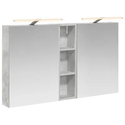 vidaXL Komplet omaric za kopalnico s polico 3 pcs 120 x 14,5 x 70 cm