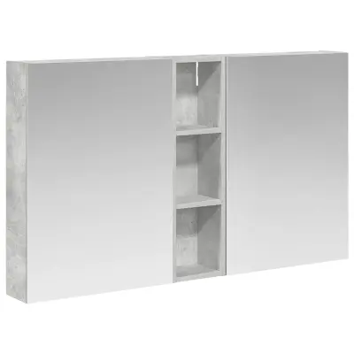 vidaXL Komplet omaric za kopalnico s polico 3 pcs 120 x 14,5 x 70 cm
