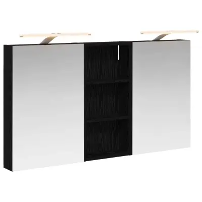 vidaXL Komplet omaric za kopalnico s polico 3 pcs 110 x 10,5 x 60,5 cm