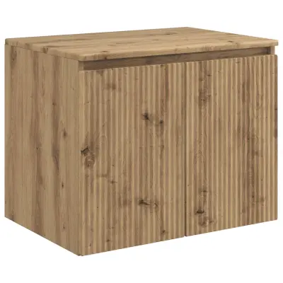 vidaXL Omejen kabineta za kopalnico Artisan hrast 62,5 x 44,5 x 50 cm