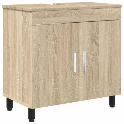 vidaXL Kopalniška enota Sonoma hrast 60 x 35 x 60 cm Inženirski les