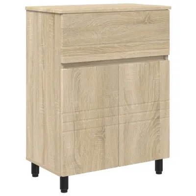 vidaXL Kopalniška enota Sonoma hrast 60 x 35 x 80 cm Inženirski les