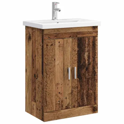 vidaXL Komplet pohištva za kopalnico Star les 61 x 40 x 84,5 cm