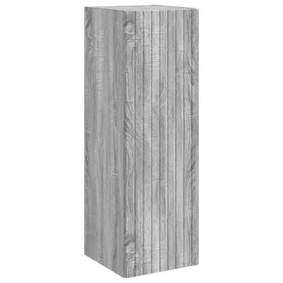 vidaXL Omejen kabineta za kopalnico Siva Sonoma 33 x 34,5 x 60 cm