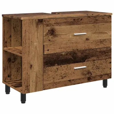 vidaXL Kopalniška enota Star les 80 x 35 x 60 cm Inženirski les