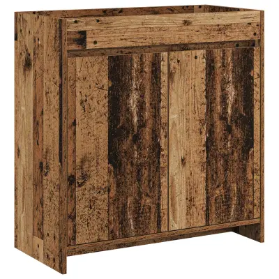 vidaXL Kopalniški kabinet pod umivalnikom Star les 78,5 x 37,5 x 81 cm