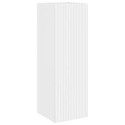 vidaXL Omejen kabineta za kopalnico Bela 33 x 34,5 x 100 cm