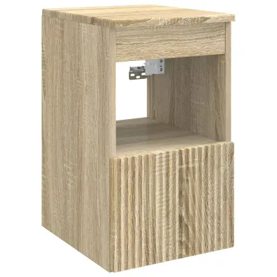 vidaXL Kopalniška omarica Sonoma hrast 30 x 44,5 x 50 cm