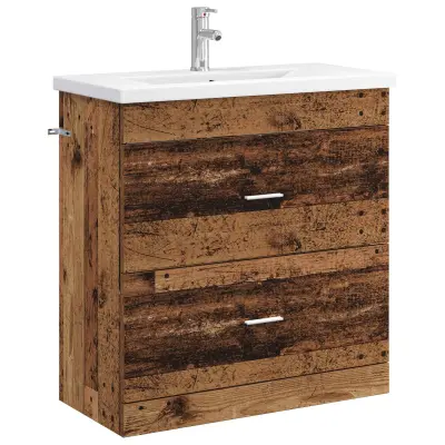 vidaXL Komplet pohištva za kopalnico Star les 81 x 40 x 84,5 cm