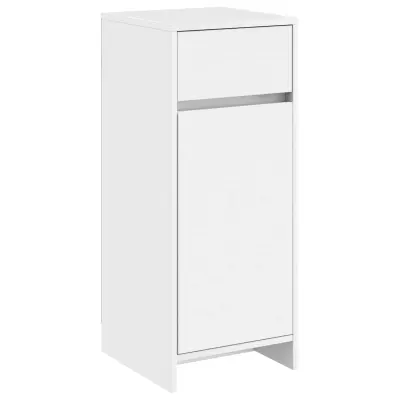 vidaXL Kopalniška omarica Bela 35 x 36,5 x 85 cm Inženirski les