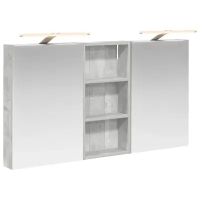 vidaXL Komplet omaric za kopalnico s polico 3 pcs 110 x 10,5 x 60,5 cm