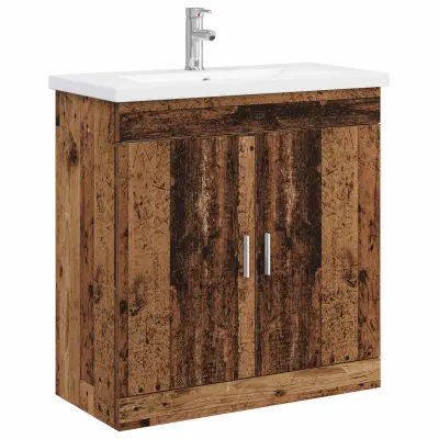vidaXL Komplet pohištva za kopalnico Star les 81 x 40 x 84,5 cm