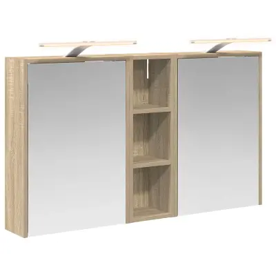 vidaXL Komplet omaric za kopalnico 3 pcs 106 x 16 x 62,5 cm