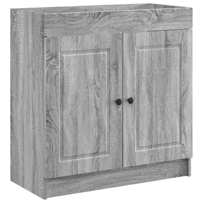 vidaXL Omarica pod umivalnikom Siva Sonoma 78,5 x 37,5 x 81 cm