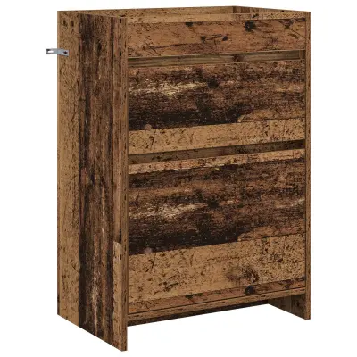 vidaXL Kopalniški kabinet pod umivalnikom Star les 56 x 37,5 x 81 cm
