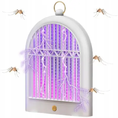 Električna viseča aku. LED UV insekticidna svetilka za komarje in muhe 29cm USB