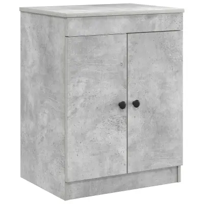vidaXL Kopalniška omarica Betonsko siva 54 x 41 x 70 cm Inženirski les