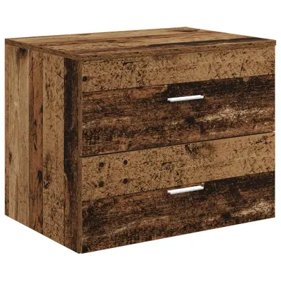 vidaXL Kopalniška omarica na steni Star les 62,5 x 44,5 x 50 cm