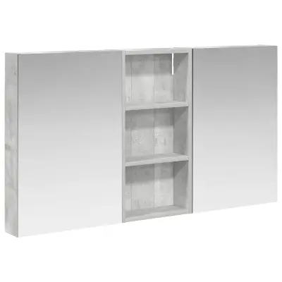 vidaXL Komplet omaric za kopalnico s polico 3 pcs 110 x 10,5 x 60,5 cm