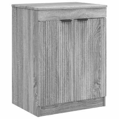 vidaXL Kopalniška omarica Siva Sonoma 54 x 41 x 70 cm Inženirski les