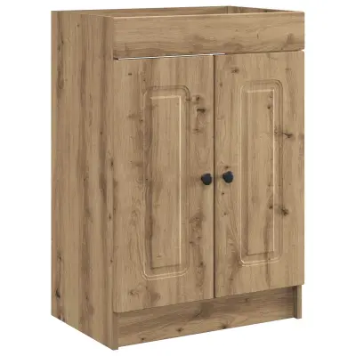 vidaXL Omarica pod umivalnikom Artisan hrast 78,5 x 37,5 x 81 cm