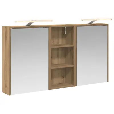 vidaXL Komplet omaric za kopalnico 3 pcs 116 x 16 x 62,5 cm