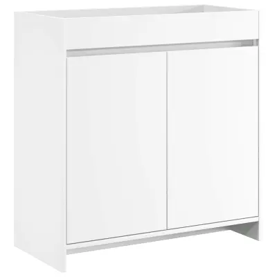 vidaXL Kopalniški kabinet pod umivalnikom Bela 78,5 x 37,5 x 81 cm