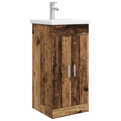 vidaXL Kopalniška omarica s pomivalnikom Star les 42 x 40 x 84,5 cm