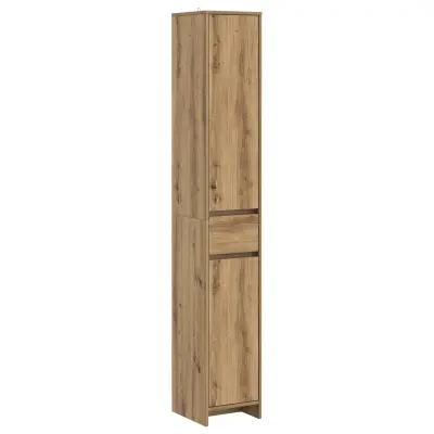 vidaXL Kopalniška omarica Artisan hrast 30 x 33 x 190 cm