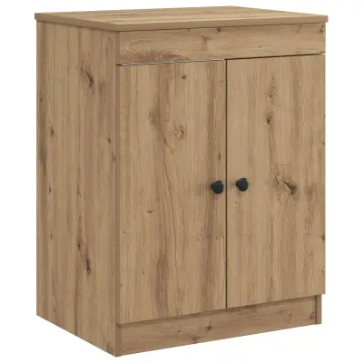 vidaXL Kopalniška omarica Artisan hrast 54 x 41 x 70 cm Inženirski les