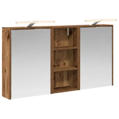 vidaXL Komplet omaric za kopalnico 3 pcs 116 x 16 x 62,5 cm