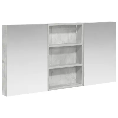 vidaXL Komplet omaric za kopalnico s polico 3 pcs 120 x 10,5 x 60,5 cm