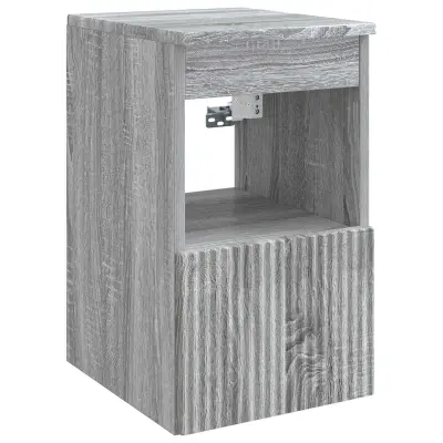 vidaXL Kopalniška omarica Siva Sonoma 30 x 41 x 50 cm Inženirski les