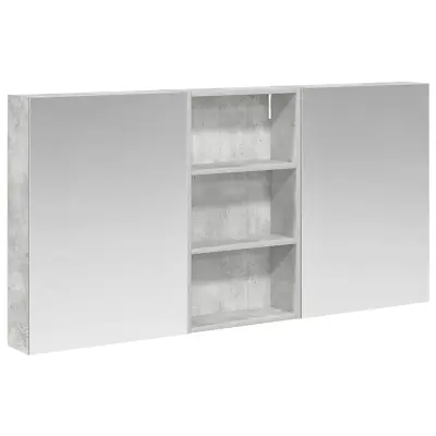 vidaXL Komplet omaric za kopalnico s polico 3 pcs 140 x 14,5 x 70 cm