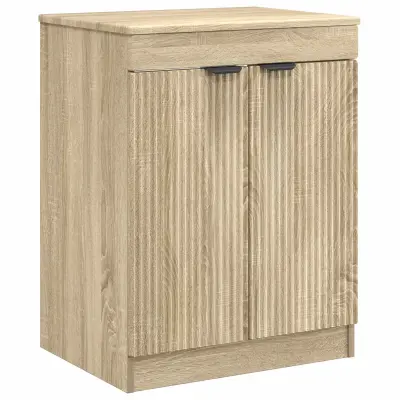 vidaXL Kopalniška omarica Sonoma hrast 54 x 41 x 70 cm Inženirski les