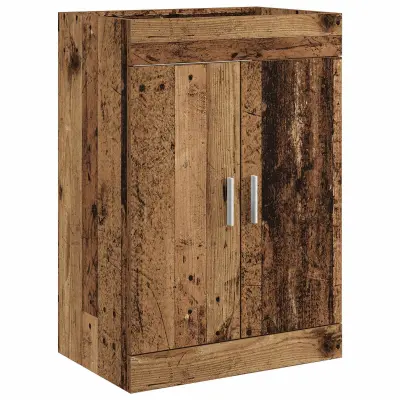 vidaXL Kopalniški kabinet pod umivalnikom Star les 56 x 37,5 x 81 cm
