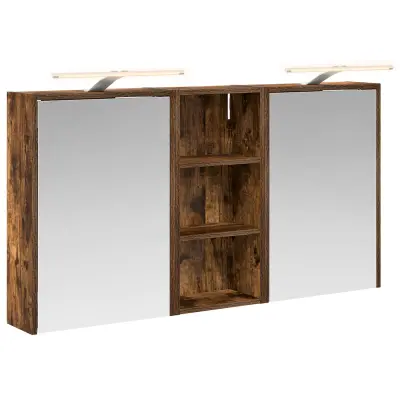 vidaXL Komplet omaric za kopalnico 3 pcs 116 x 16 x 62,5 cm