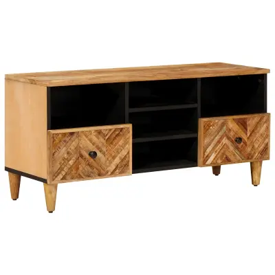 vidaXL Omare za shranjevanje s predalom Rjava 100 x 33,5 x 46 cm