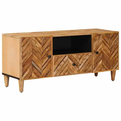 vidaXL Omare za shranjevanje s predalom Rjava 105 x 33,5 x 46 cm