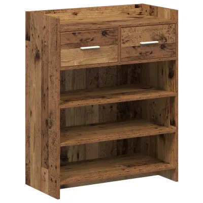 vidaXL Omara za čevlje Star les 73,5 x 36 x 92 cm Inženirski les