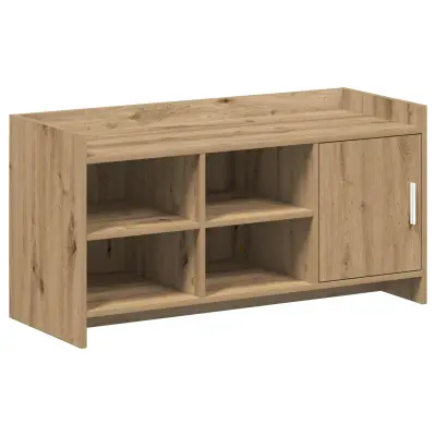 vidaXL Omara za čevlje Artisan hrast 100 x 39,5 x 51 cm Inženirski les