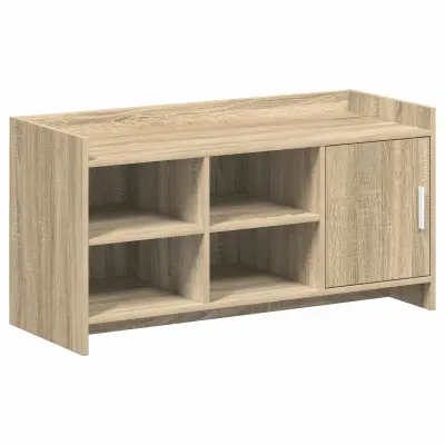 vidaXL Omara za čevlje Sonoma hrast 100 x 39,5 x 51 cm Inženirski les