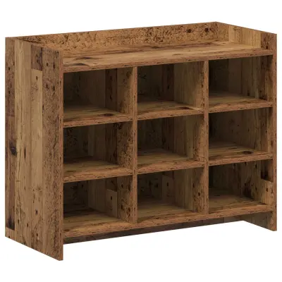 vidaXL Omara za čevlje Star les 85 x 39,5 x 70 cm Inženirski les