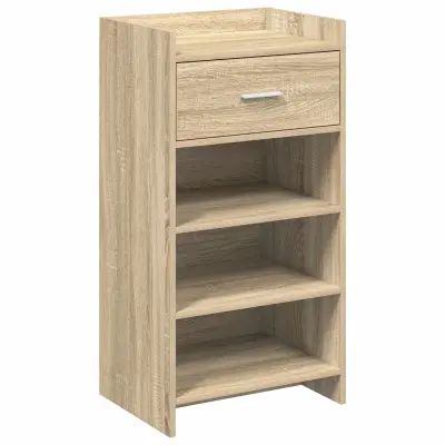 vidaXL Omara za čevlje Sonoma hrast 48 x 36 x 92 cm Inženirski les